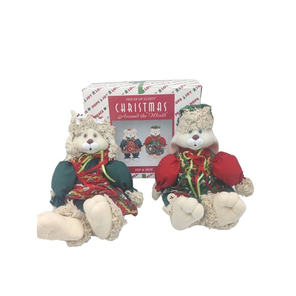 House of Lloyd Other - Vintage 1996 Hip and Hop Bunny 2pc Set House Of Lloyd Christmas Around the World